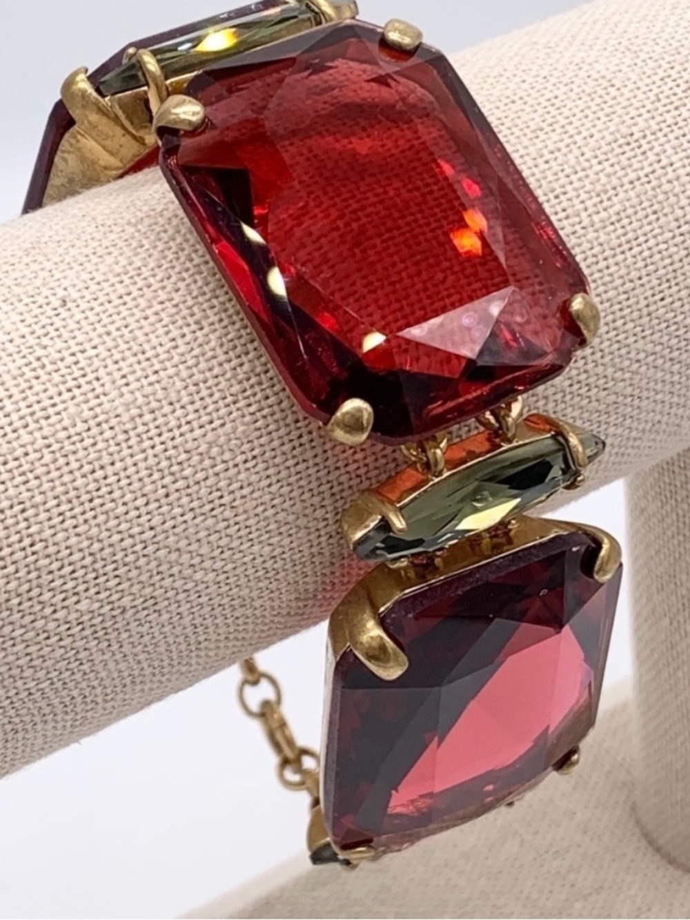 J. Crew RARE - Moroccan Red Crystal Bracelet